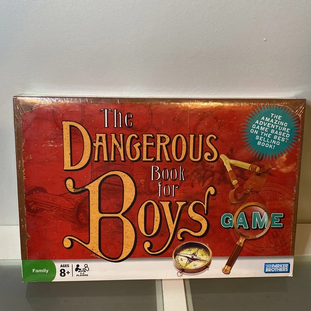 Parker Brothers The Dangerous Book for Boys Game-New in Box w/Wrap!